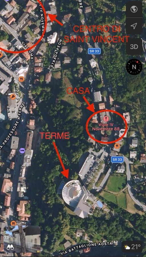 Casa Vista Saint Vincent Accanto Alle Terme Exteriér fotografie